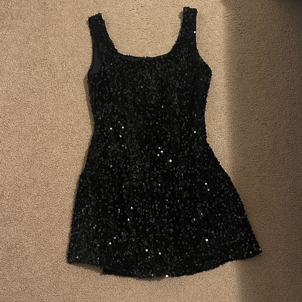 New with tag Altard State Black Sequin Sleeveless Dress